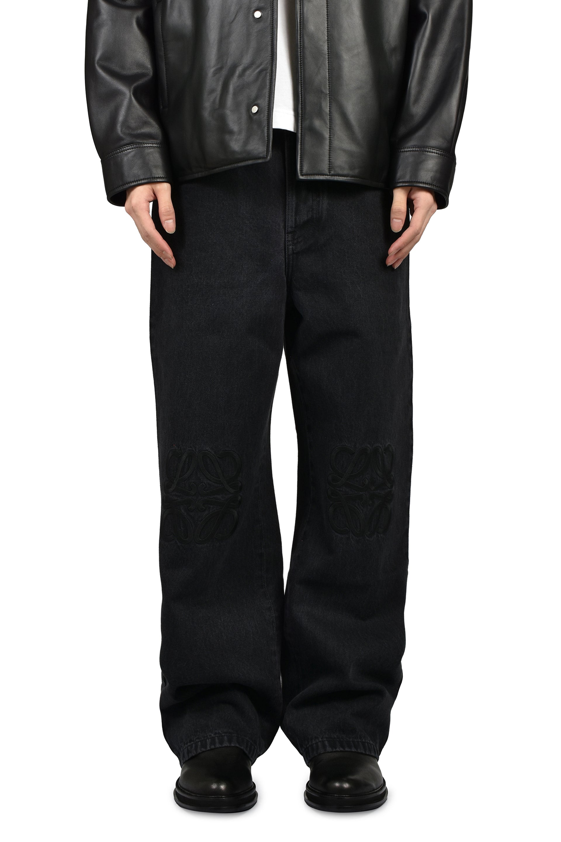 ANAGRAM BAGGY JEANS / BLK