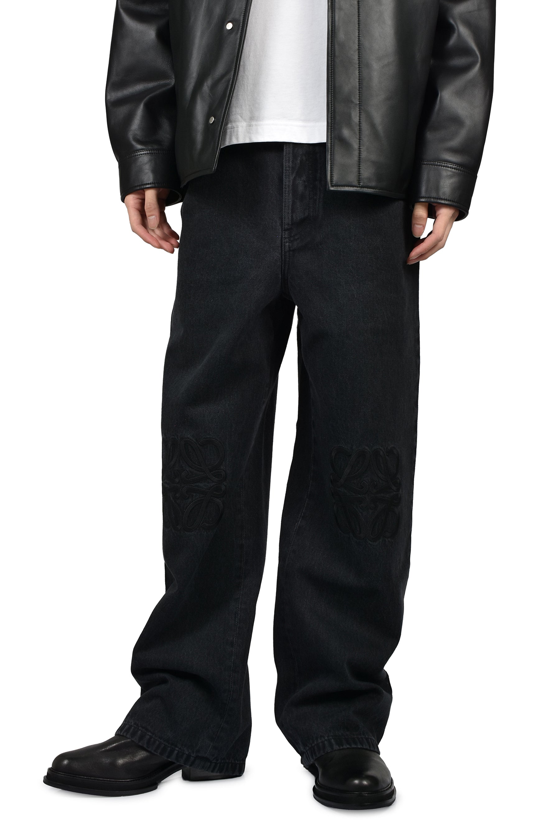 ANAGRAM BAGGY JEANS / BLK