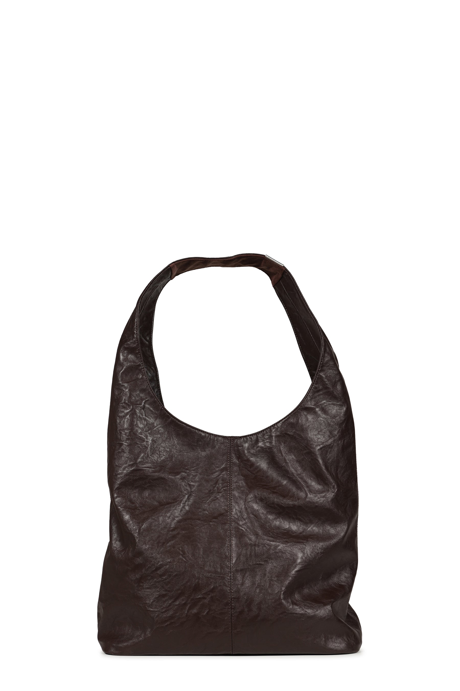 G LEATHER SHOULDER BAG / BRW
