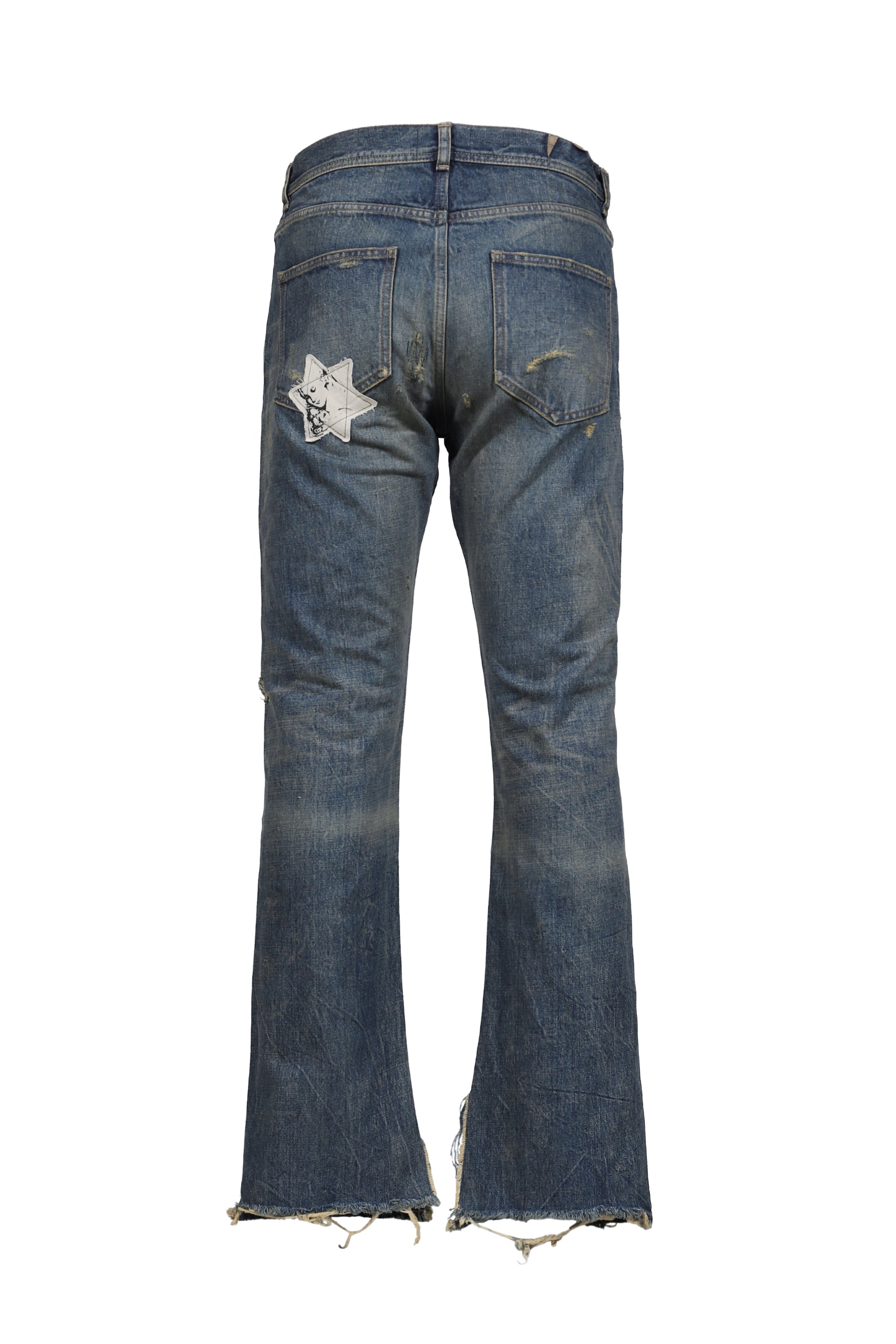 ONLY SON (BRUISED) JEANS / Patched Deep Blue