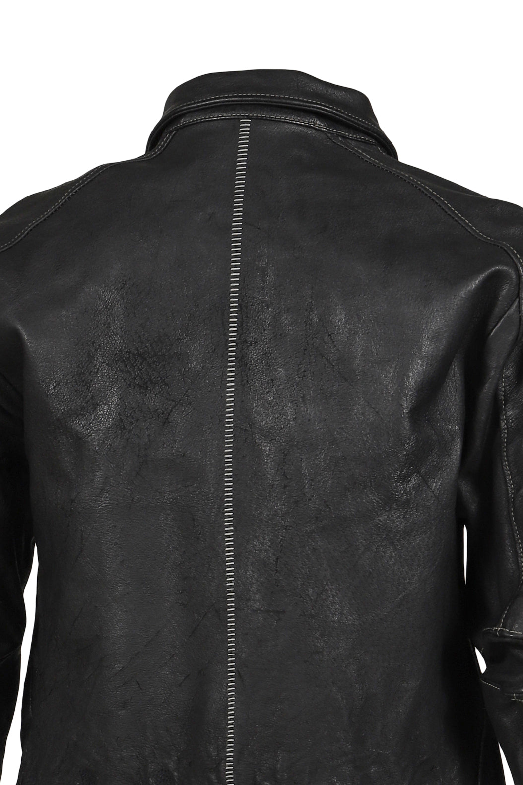 SKIN JACKET(VEGETABLE TANNING PIG LEATHER) / BLK
