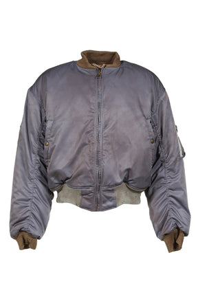 WAFFLE VINTAGE PATCH BOMBER / CHA
