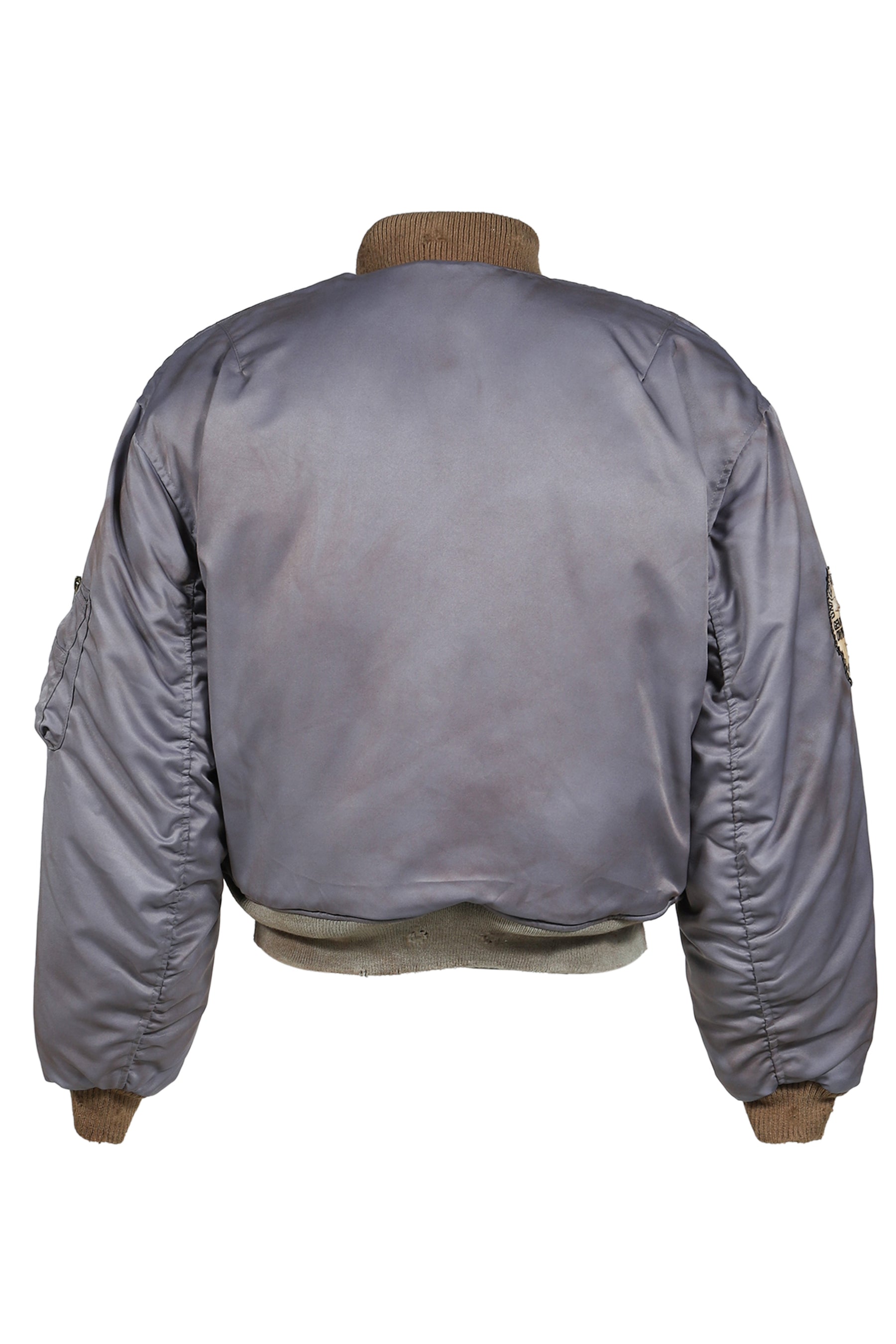 WAFFLE VINTAGE PATCH BOMBER / CHA