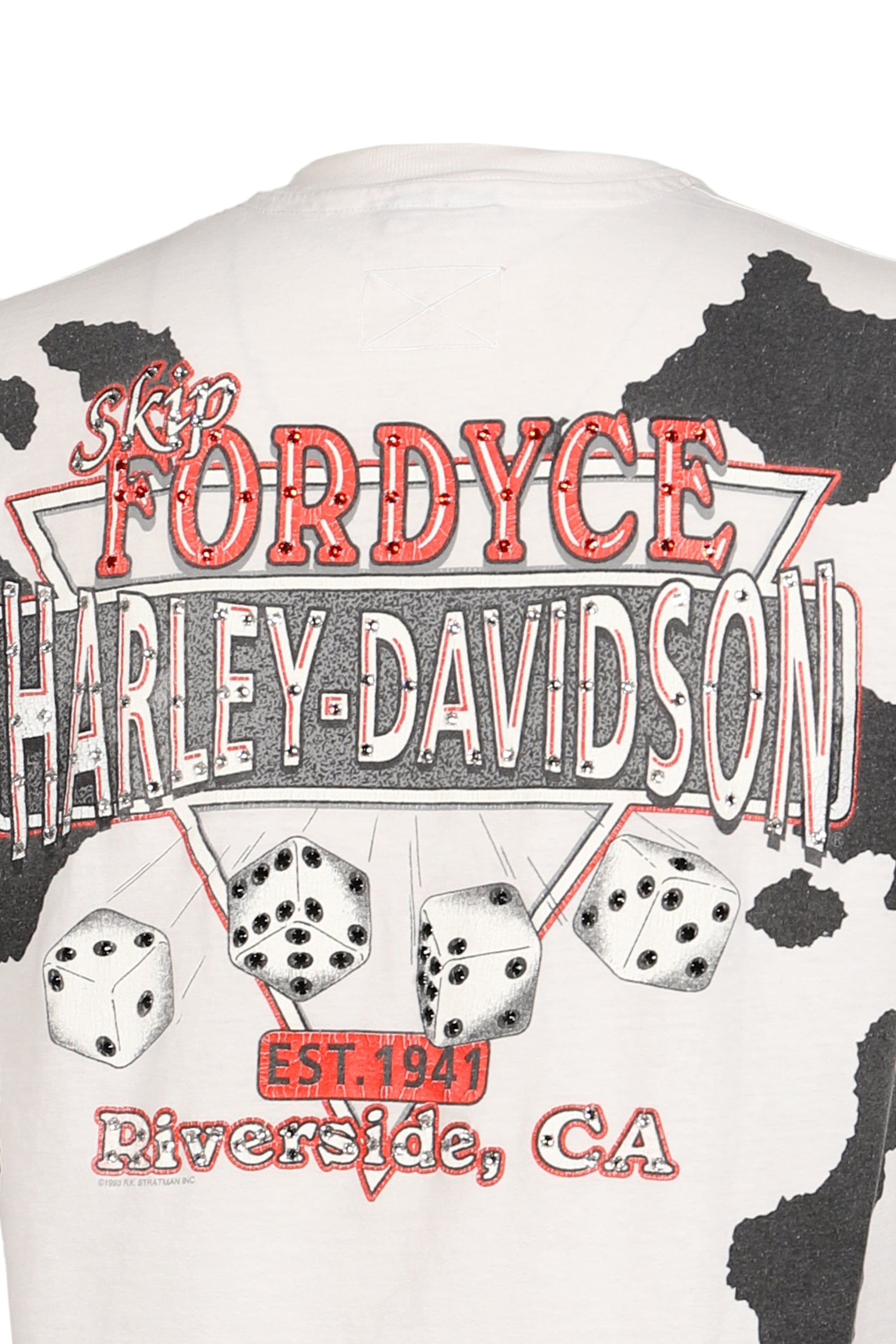 HARLEY DAVIDSON / MLVINCE×INNOCENCE / SS TEE / WHT/BLK