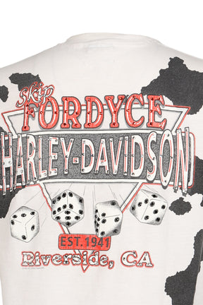 HARLEY DAVIDSON / MLVINCE×INNOCENCE / SS TEE / WHT/BLK