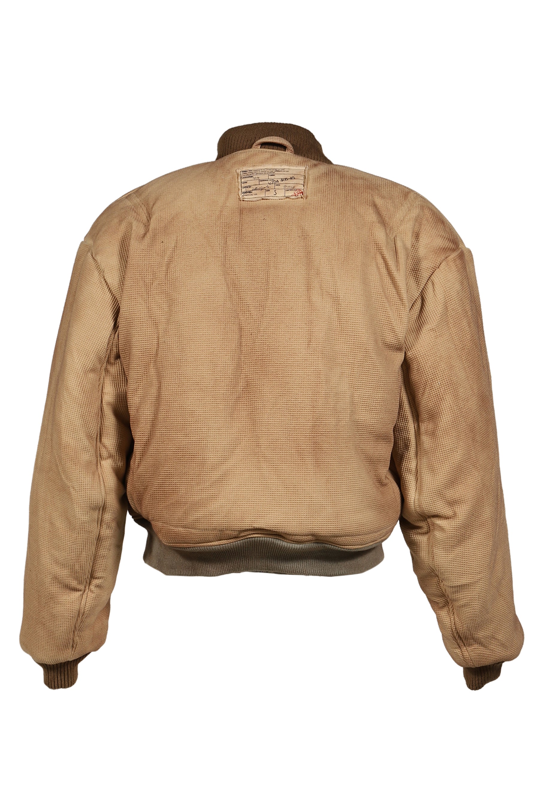 WAFFLE VINTAGE PATCH BOMBER / CHA
