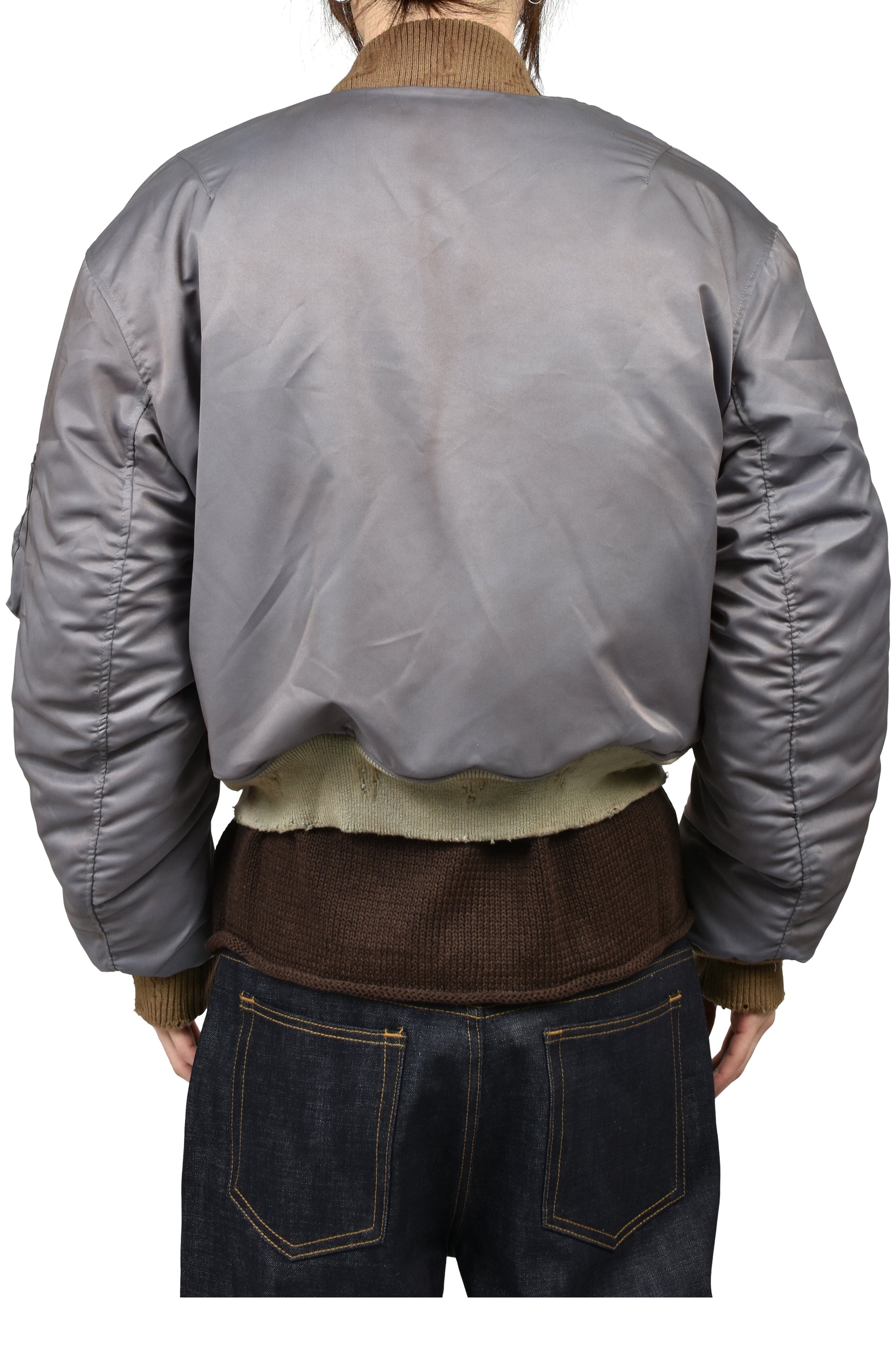 WAFFLE VINTAGE PATCH BOMBER / CHA