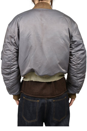 WAFFLE VINTAGE PATCH BOMBER / CHA