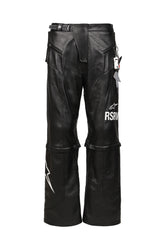 2.0 NEO BAT LEATHER PANTS / BLK