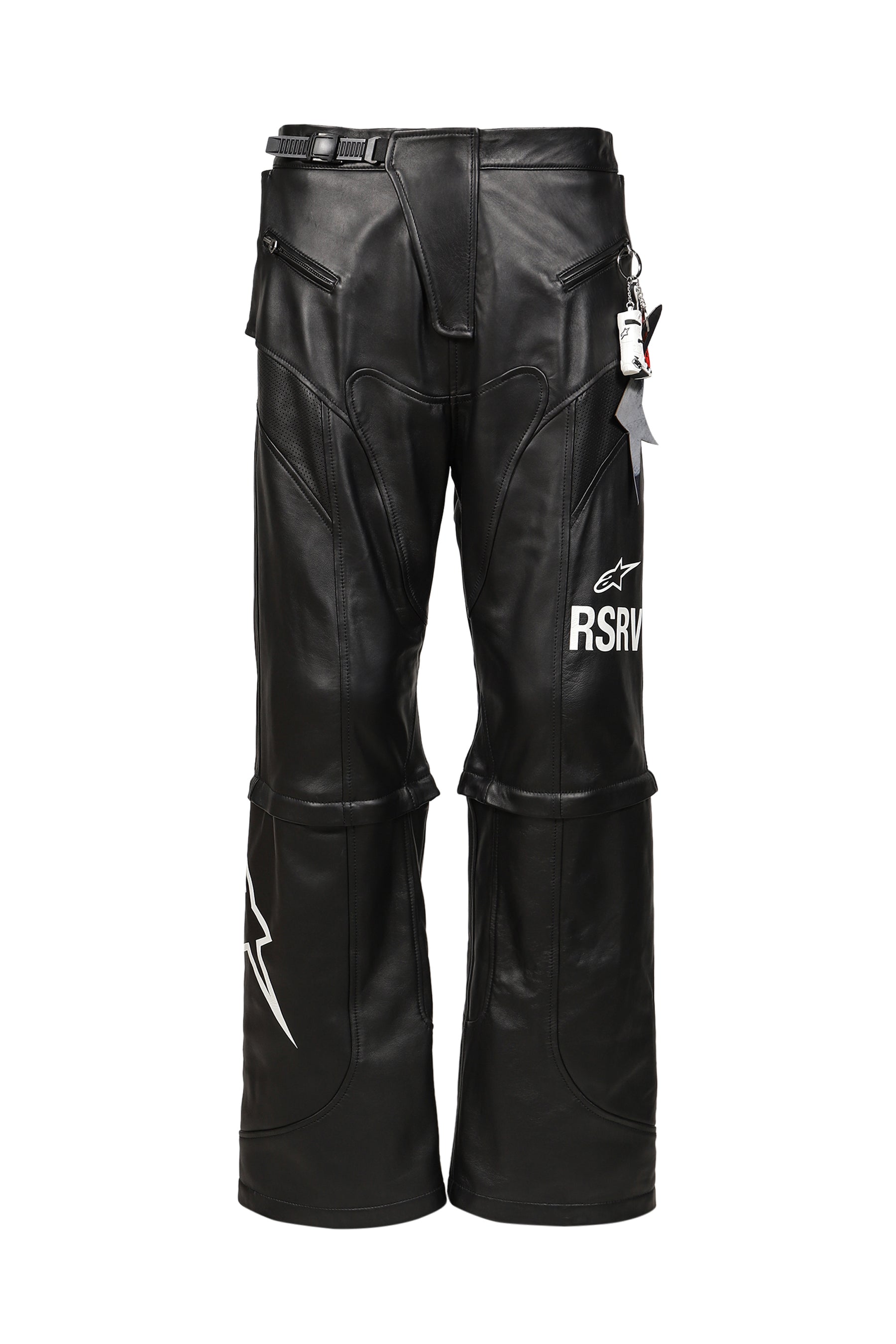 2.0 NEO BAT LEATHER PANTS / BLK