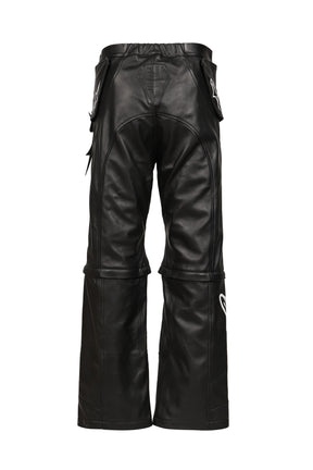 2.0 NEO BAT LEATHER PANTS / BLK