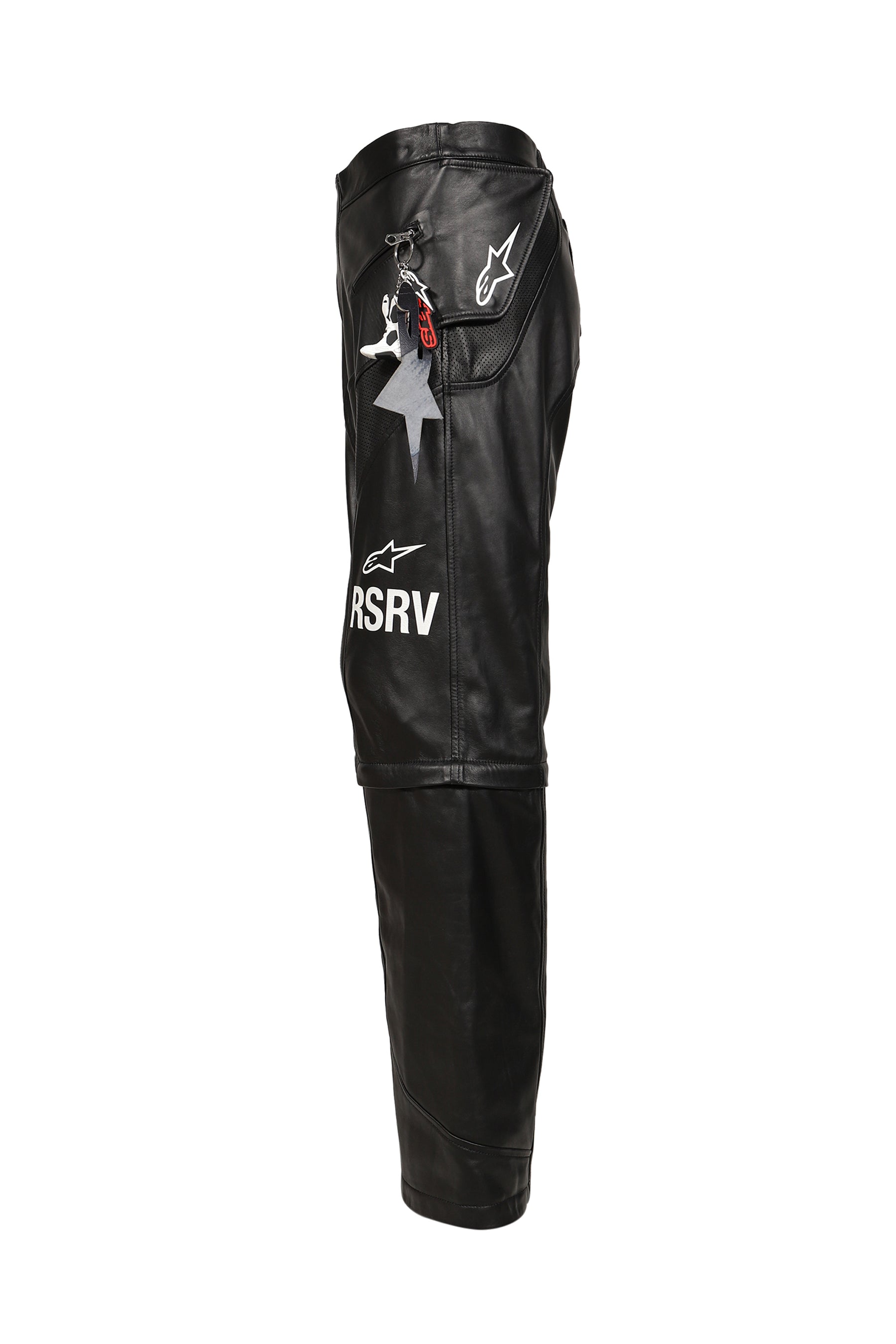 2.0 NEO BAT LEATHER PANTS / BLK