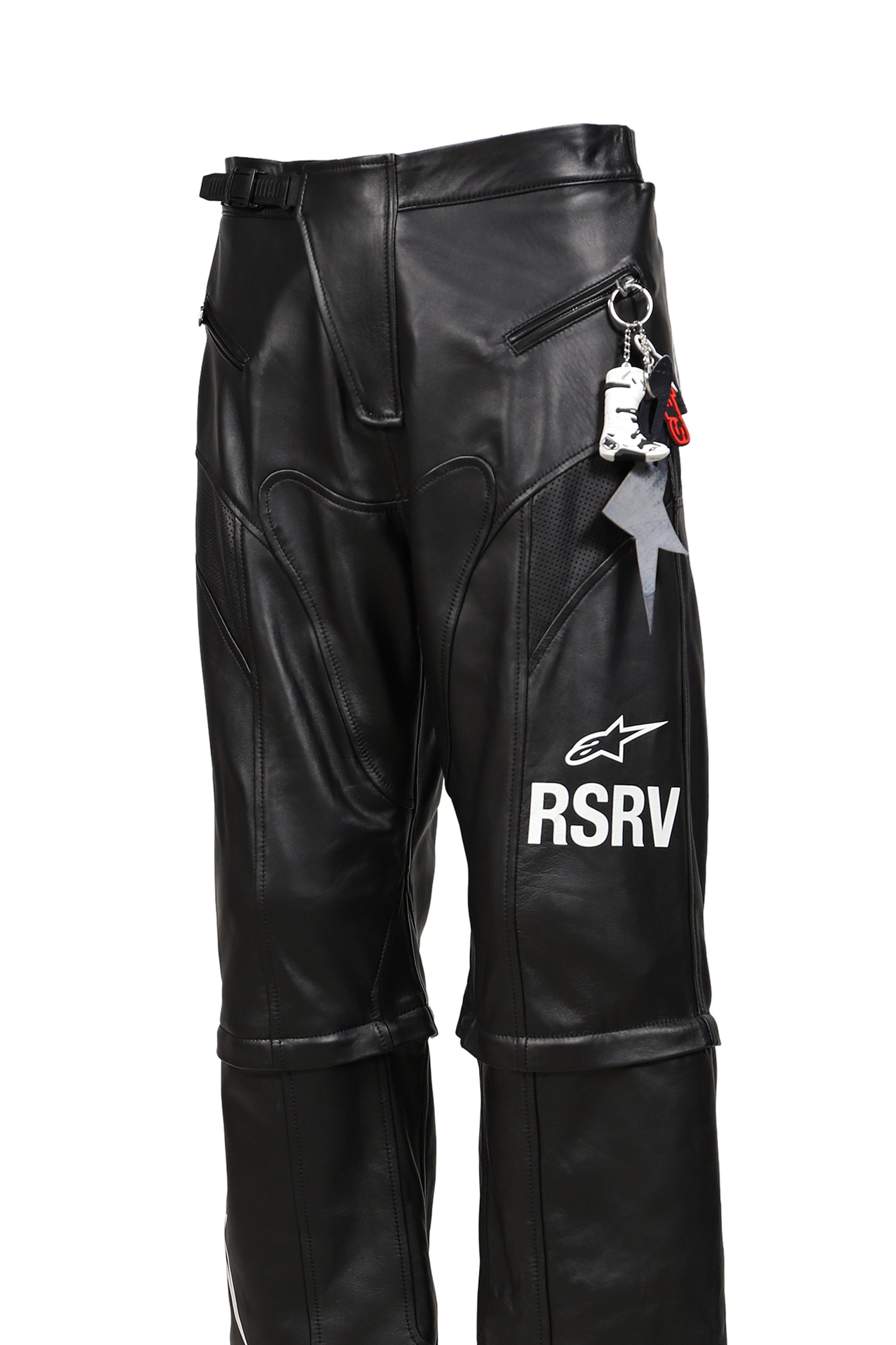 2.0 NEO BAT LEATHER PANTS / BLK