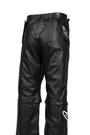 2.0 NEO BAT LEATHER PANTS / BLK