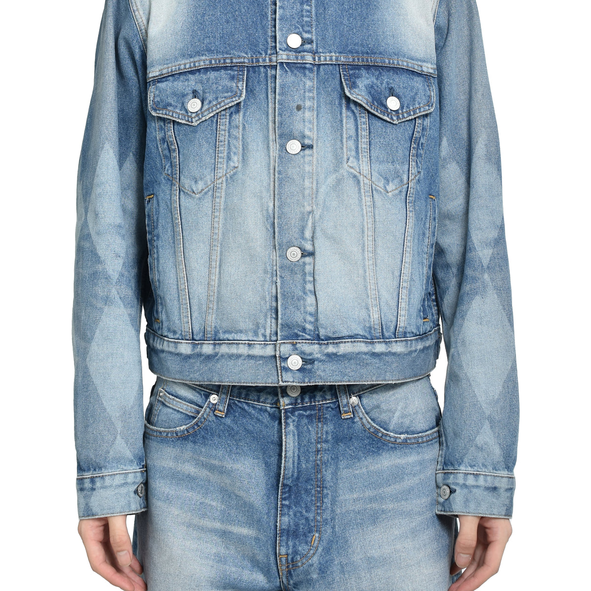 MASU エムエーエスユー FW25 MB DENIM JACKET DIAMOND / IND - NUBIAN