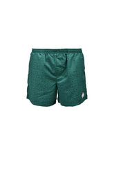 MONOGRAM JACQUARD SWIM SHORTS / GRN