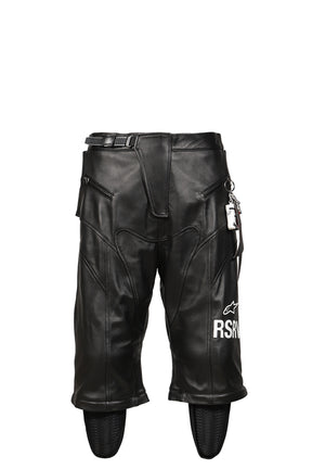 2.0 NEO BAT LEATHER PANTS / BLK