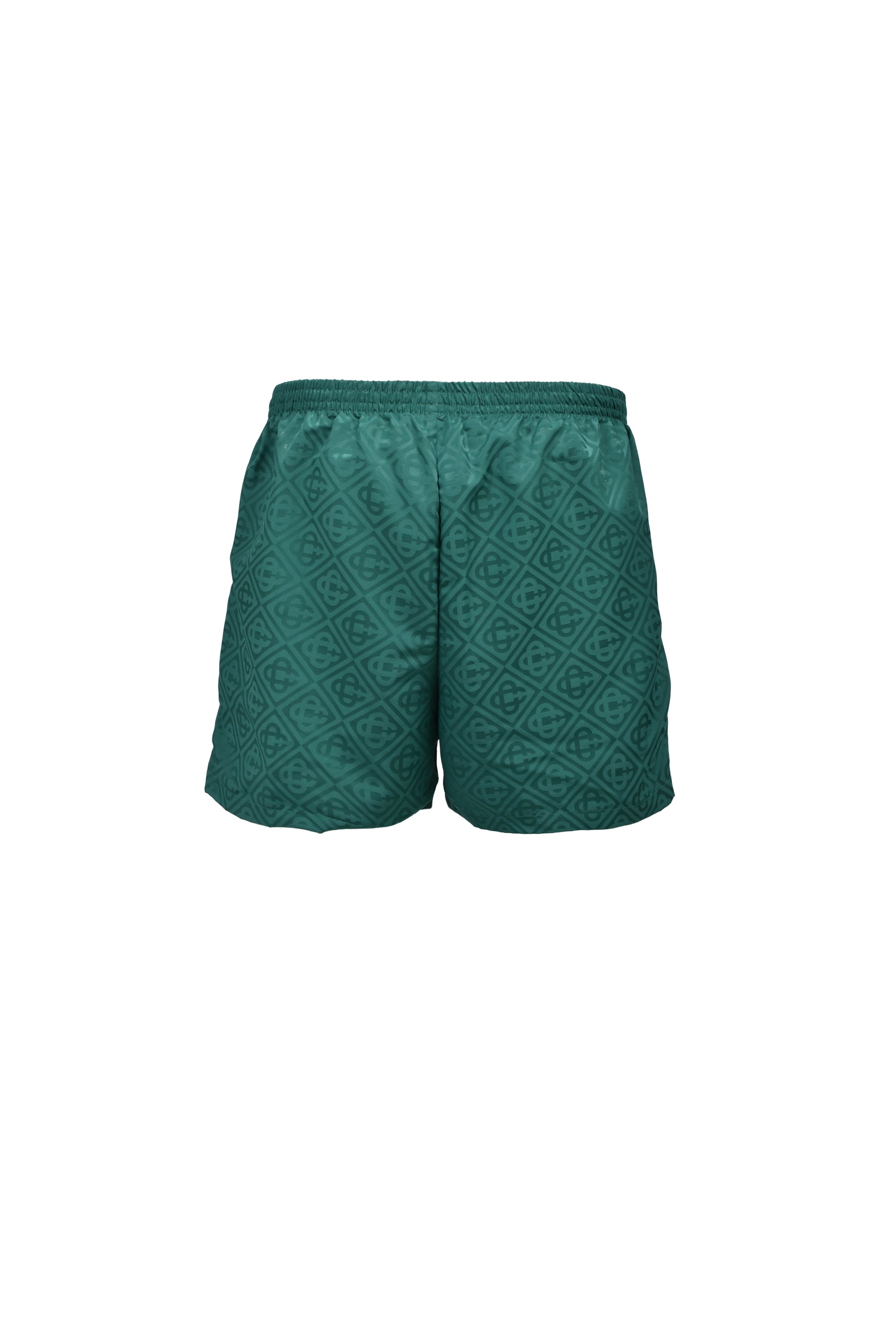MONOGRAM JACQUARD SWIM SHORTS / GRN