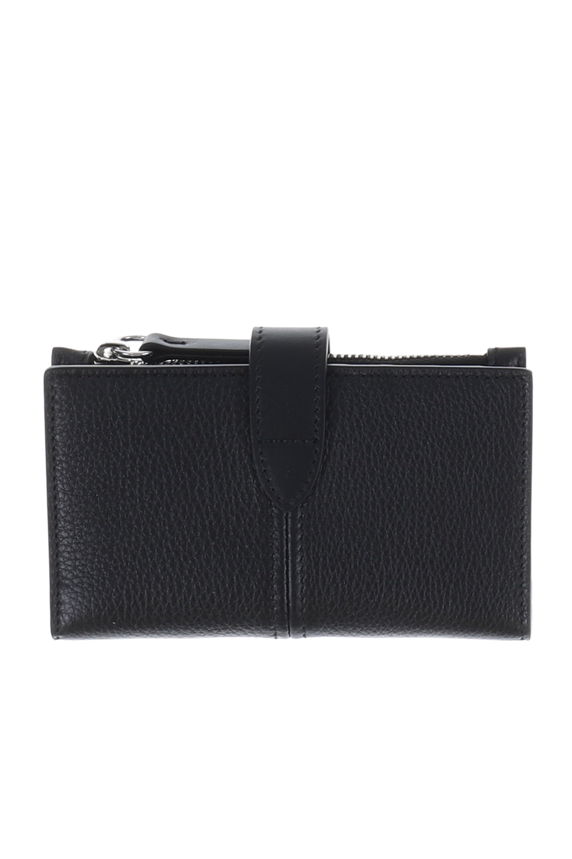 CARD HOLDER + COIN PURSE WITH ZIP / BLK