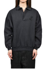 CLASSIC POLO SWEATSHIRT / VTG BLK