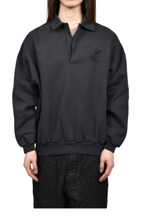 CLASSIC POLO SWEATSHIRT / VTG BLK