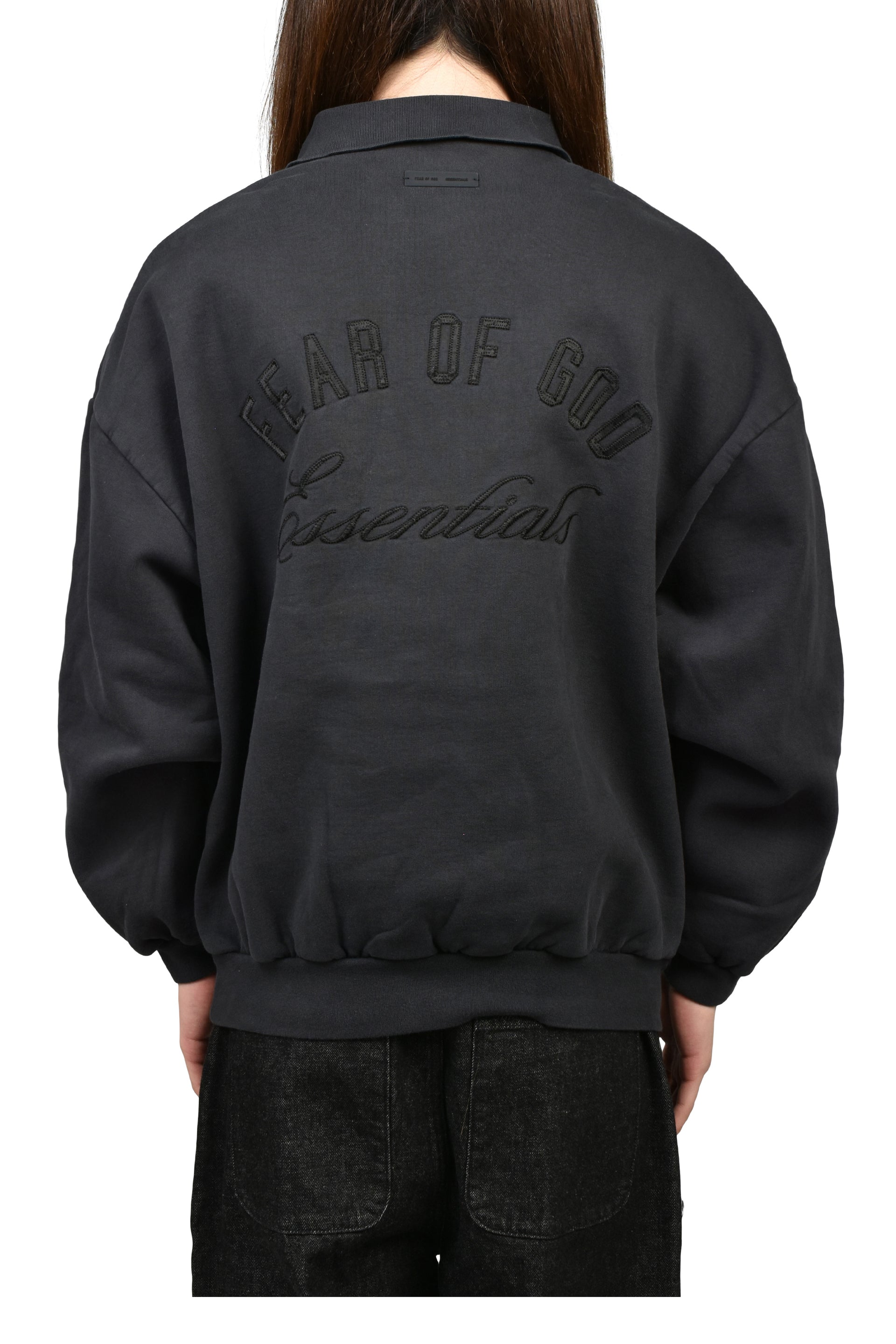 CLASSIC POLO SWEATSHIRT / VTG BLK