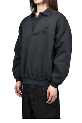 CLASSIC POLO SWEATSHIRT / VTG BLK