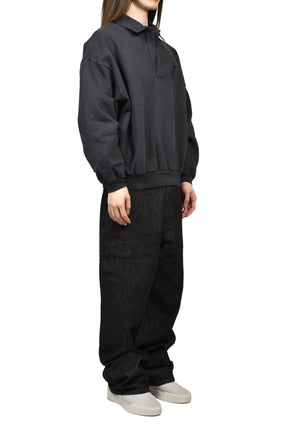 CLASSIC POLO SWEATSHIRT / VTG BLK