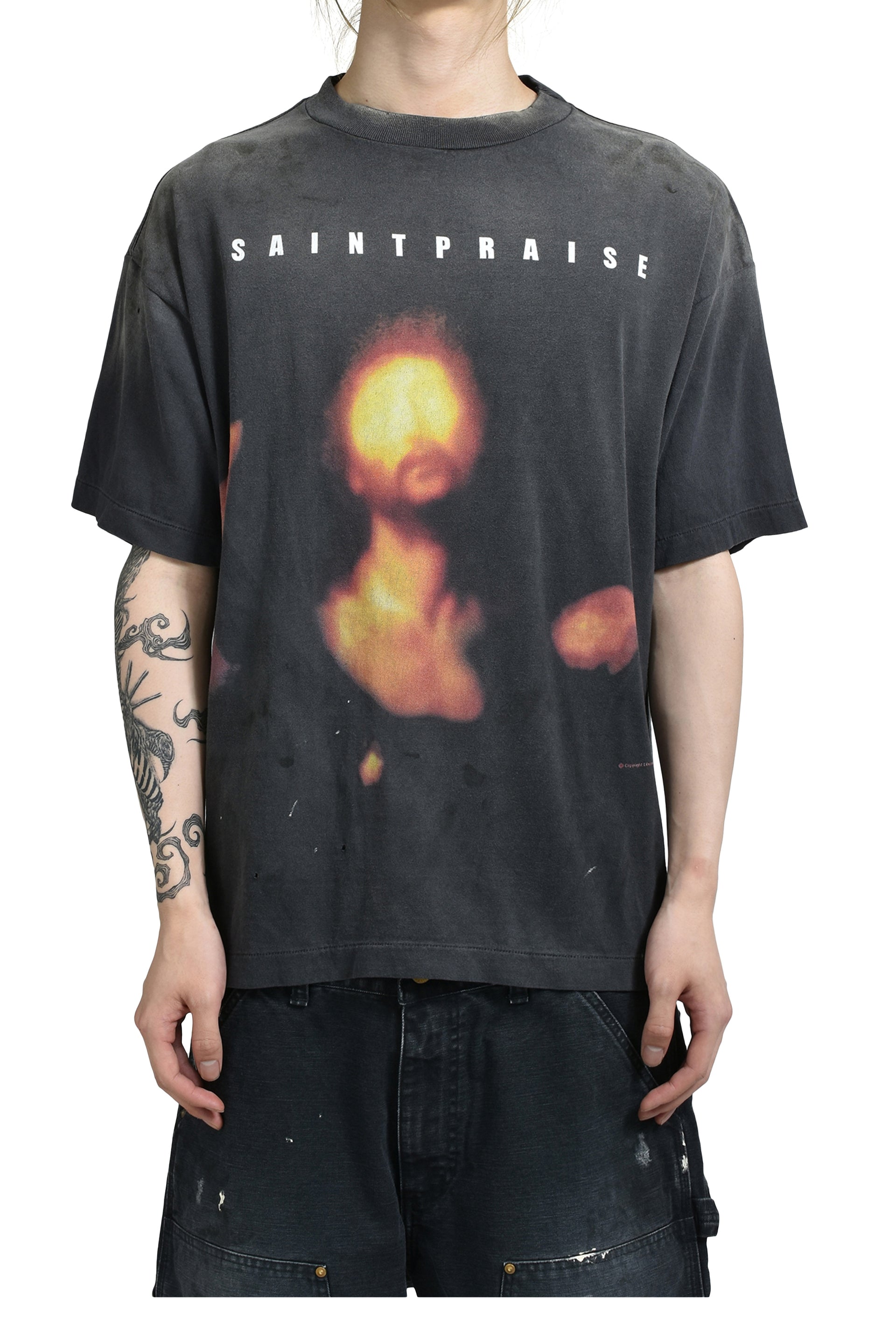 SS TEE/SAINT PRAISE / BLK