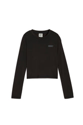 PUMA x ROSÉ SLIM LONGSLEEVE TEE / PUMA BLACK