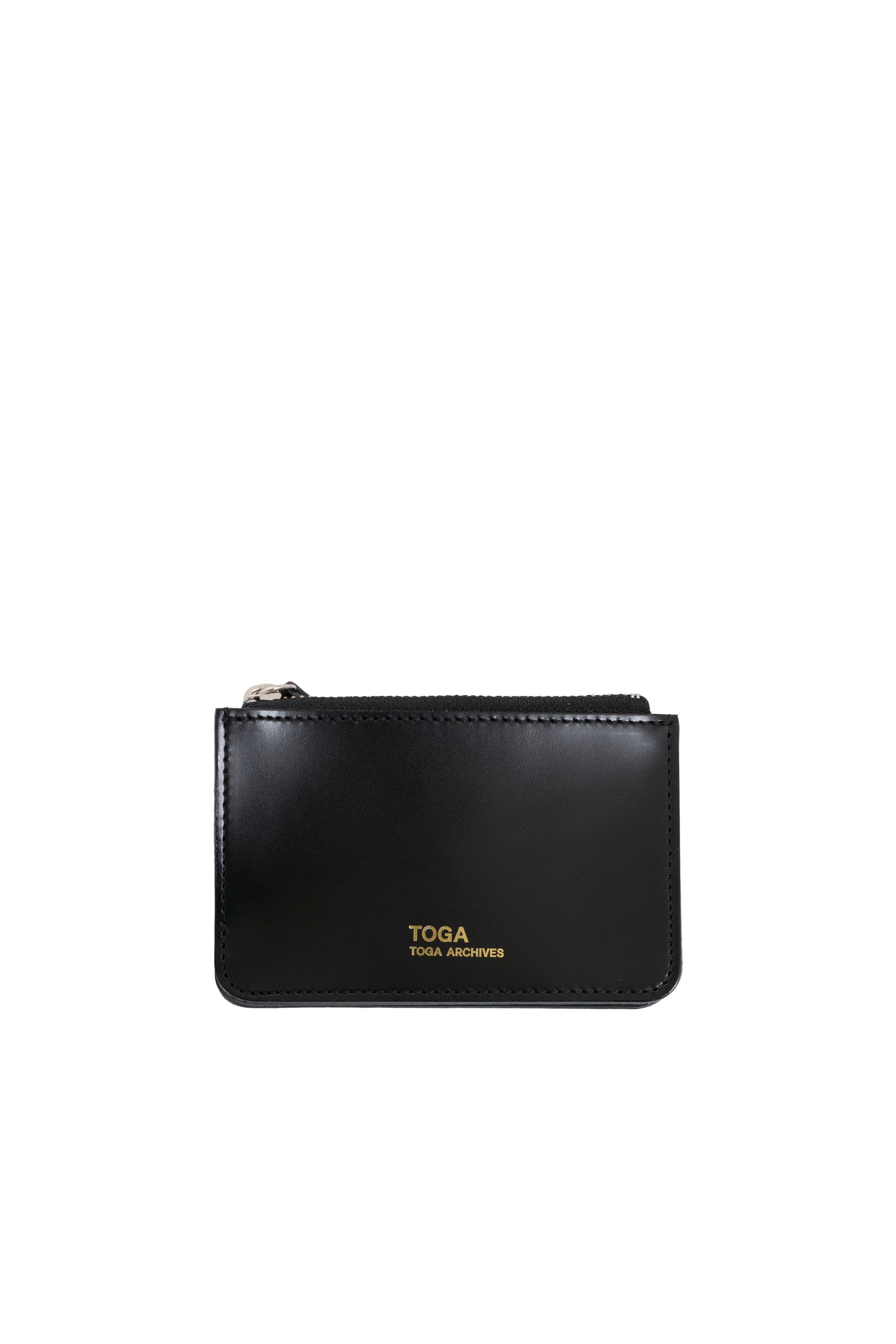 TOGA SS23 LEATHER WALLET SMALL / BLK -NUBIAN