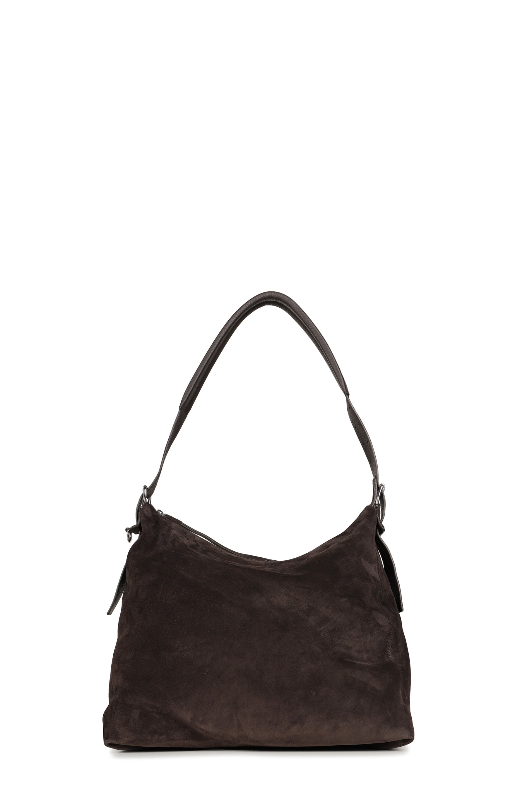 BELTED HOBO BAG / EBONY BRW
