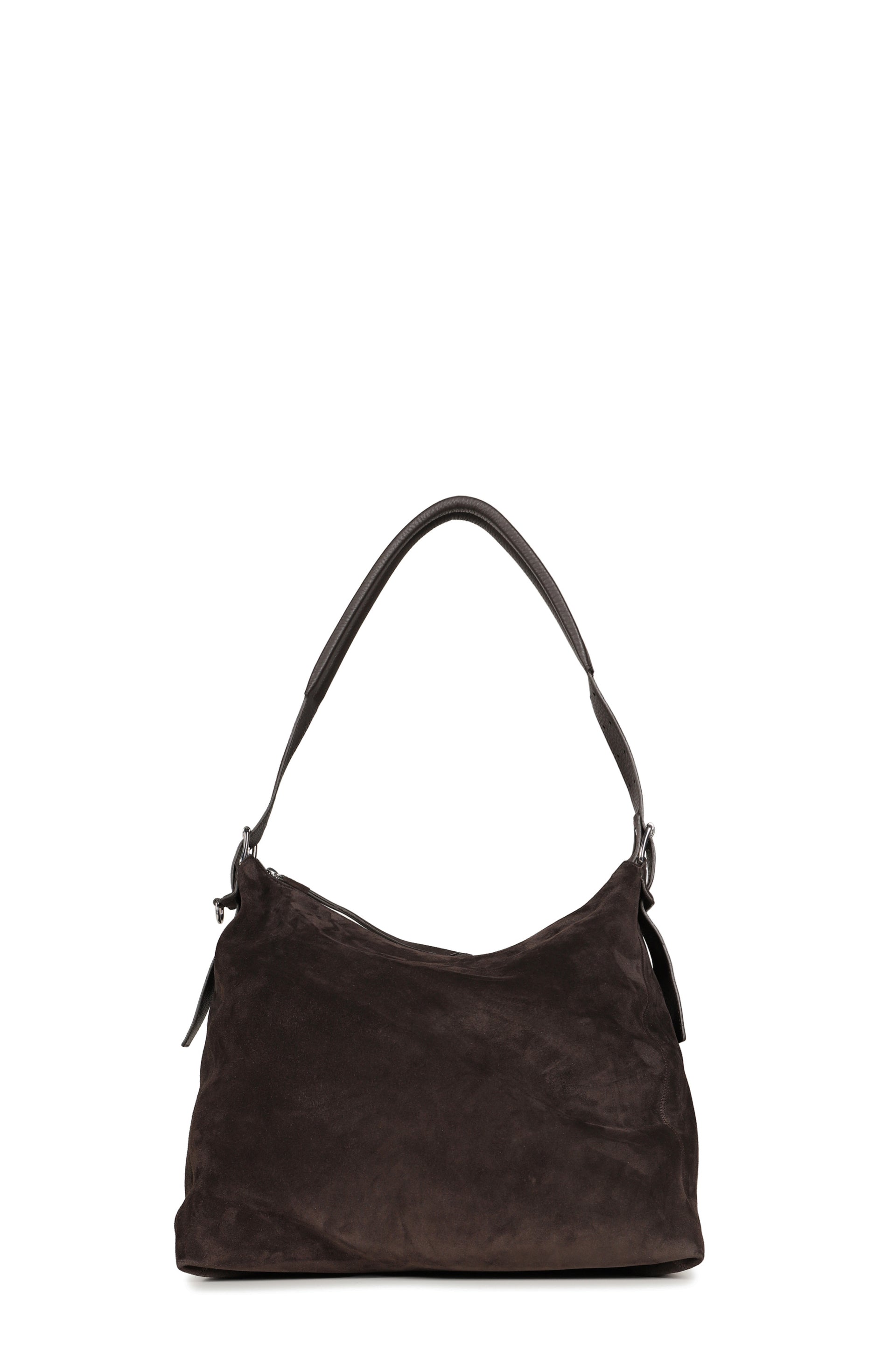 BELTED HOBO BAG / EBONY BRW