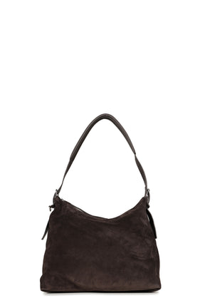 BELTED HOBO BAG / EBONY BRW