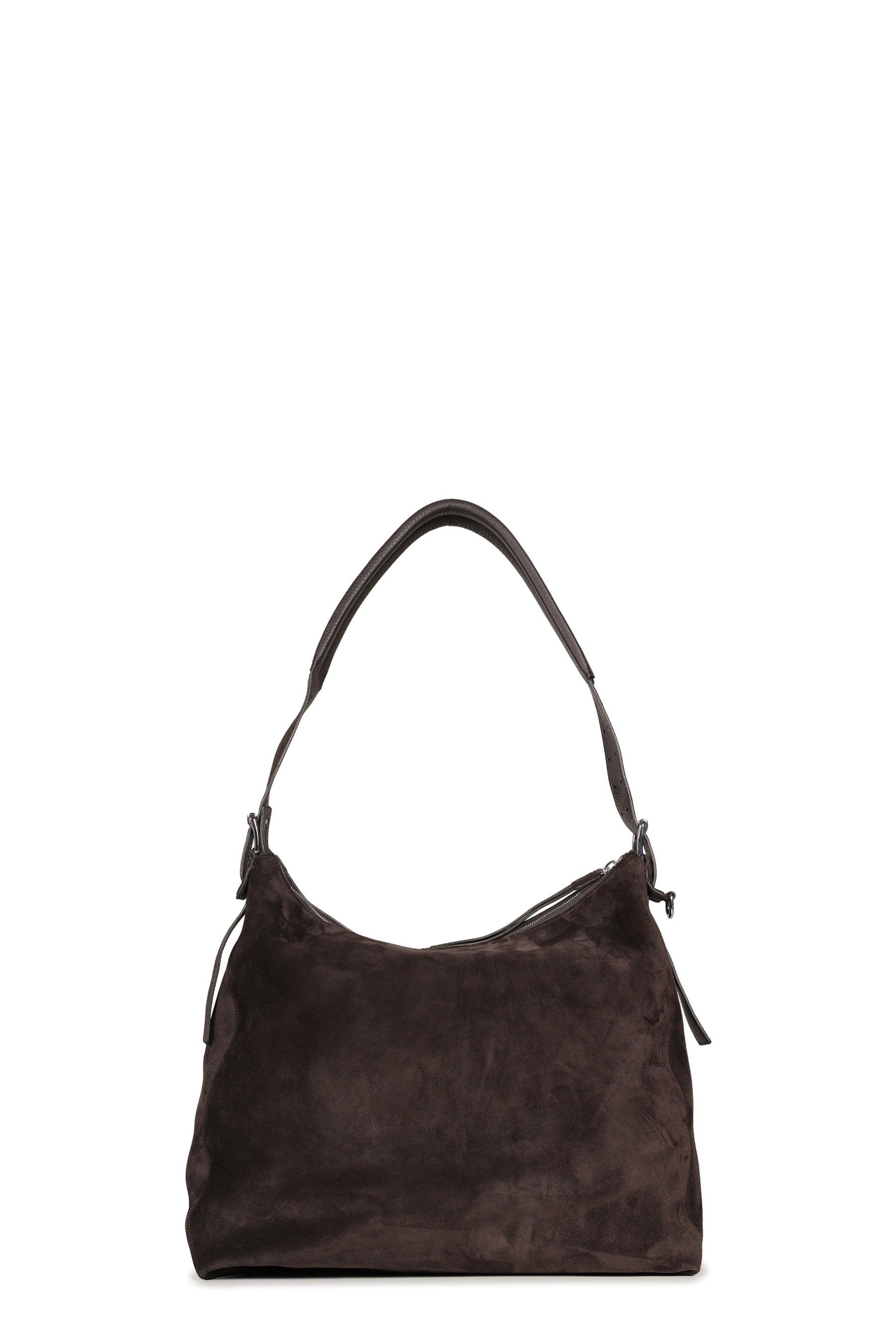 BELTED HOBO BAG / EBONY BRW