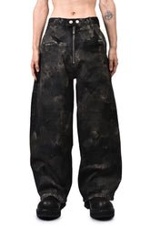 RUSTY WAXED BAGGY CUT / RUSTY BLK