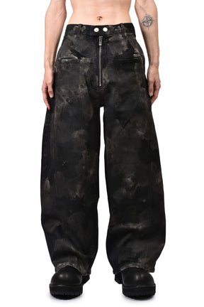 RUSTY WAXED BAGGY CUT / RUSTY BLK