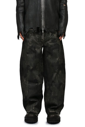 RUSTY WAXED BAGGY CUT / RUSTY BLK