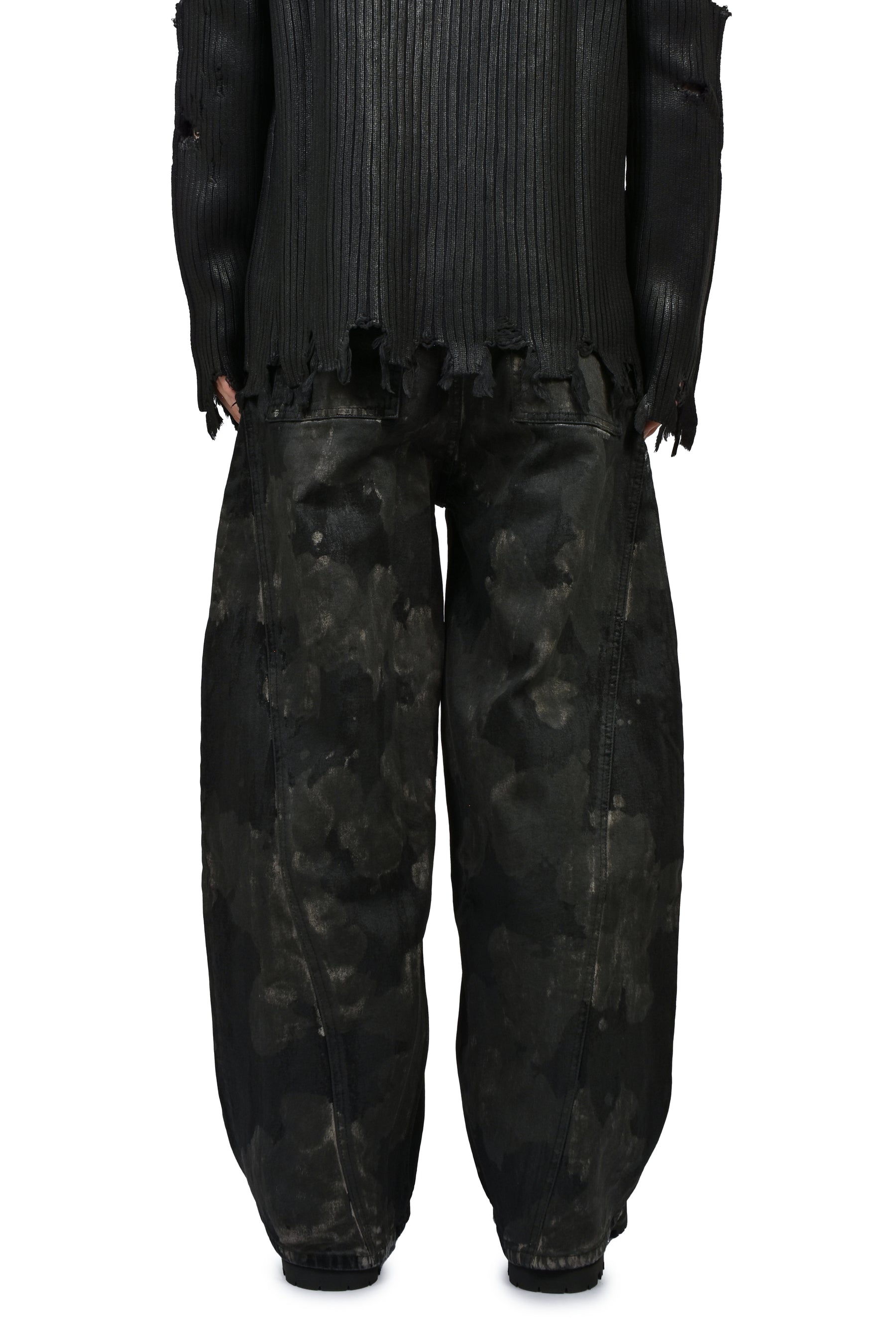 RUSTY WAXED BAGGY CUT / RUSTY BLK