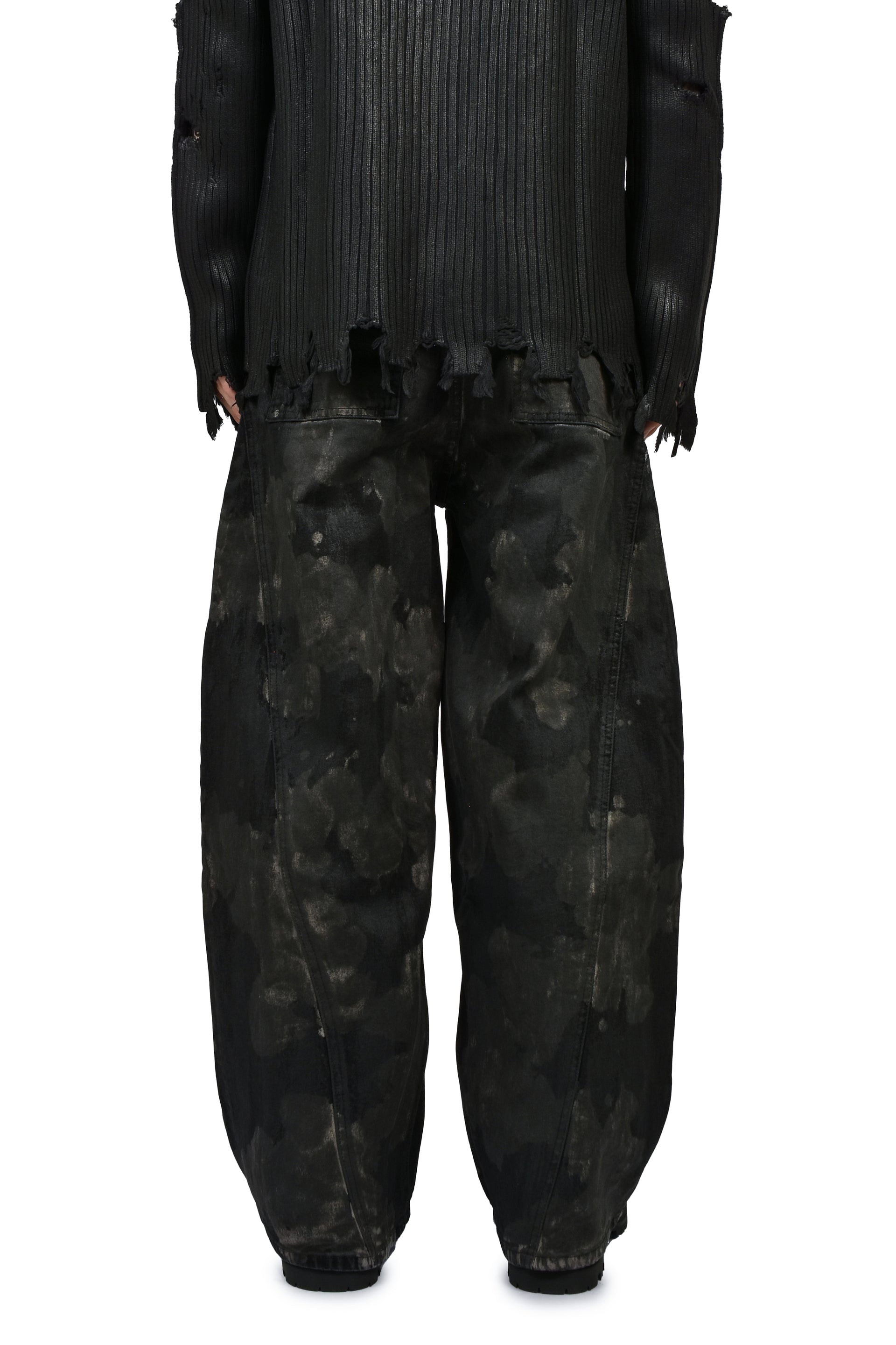RUSTY WAXED BAGGY CUT / RUSTY BLK