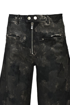 RUSTY WAXED BAGGY CUT / RUSTY BLK