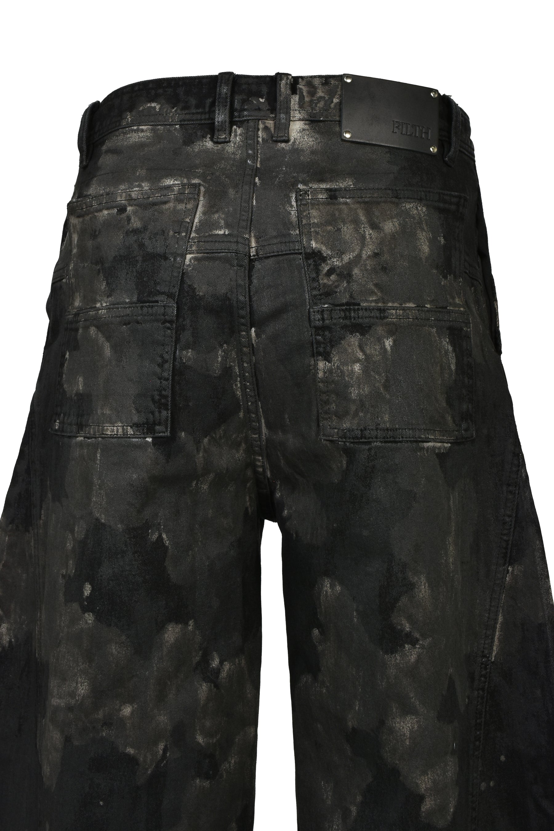 RUSTY WAXED BAGGY CUT / RUSTY BLK