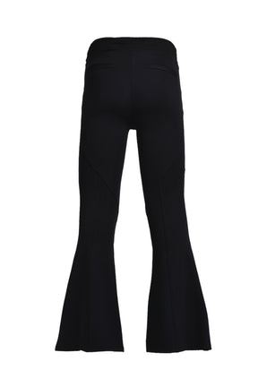 SEAM LINE BOOTCUT PANTS / BLK