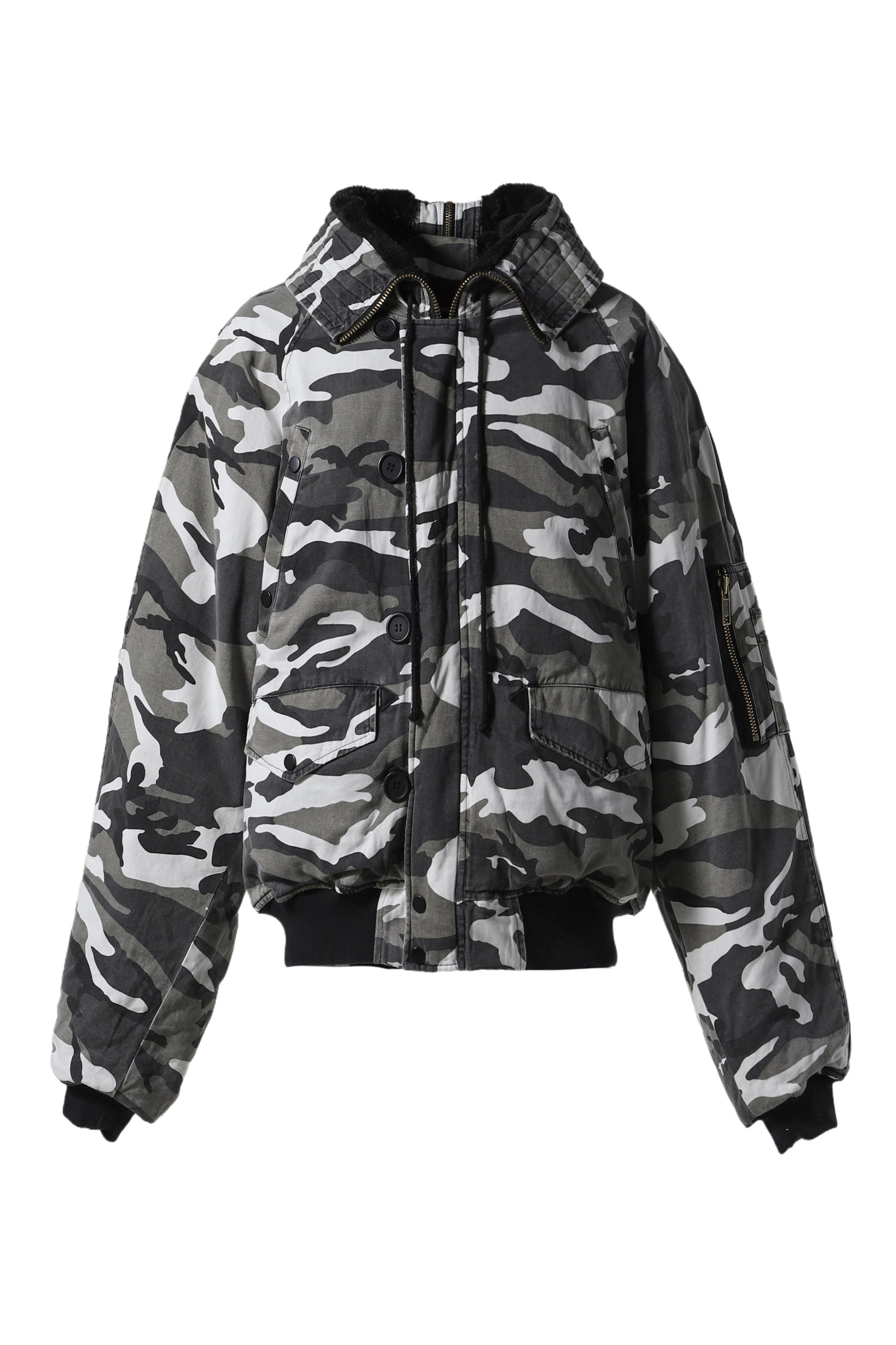 OVERSIZED N2B JACKET / WHT CAMO