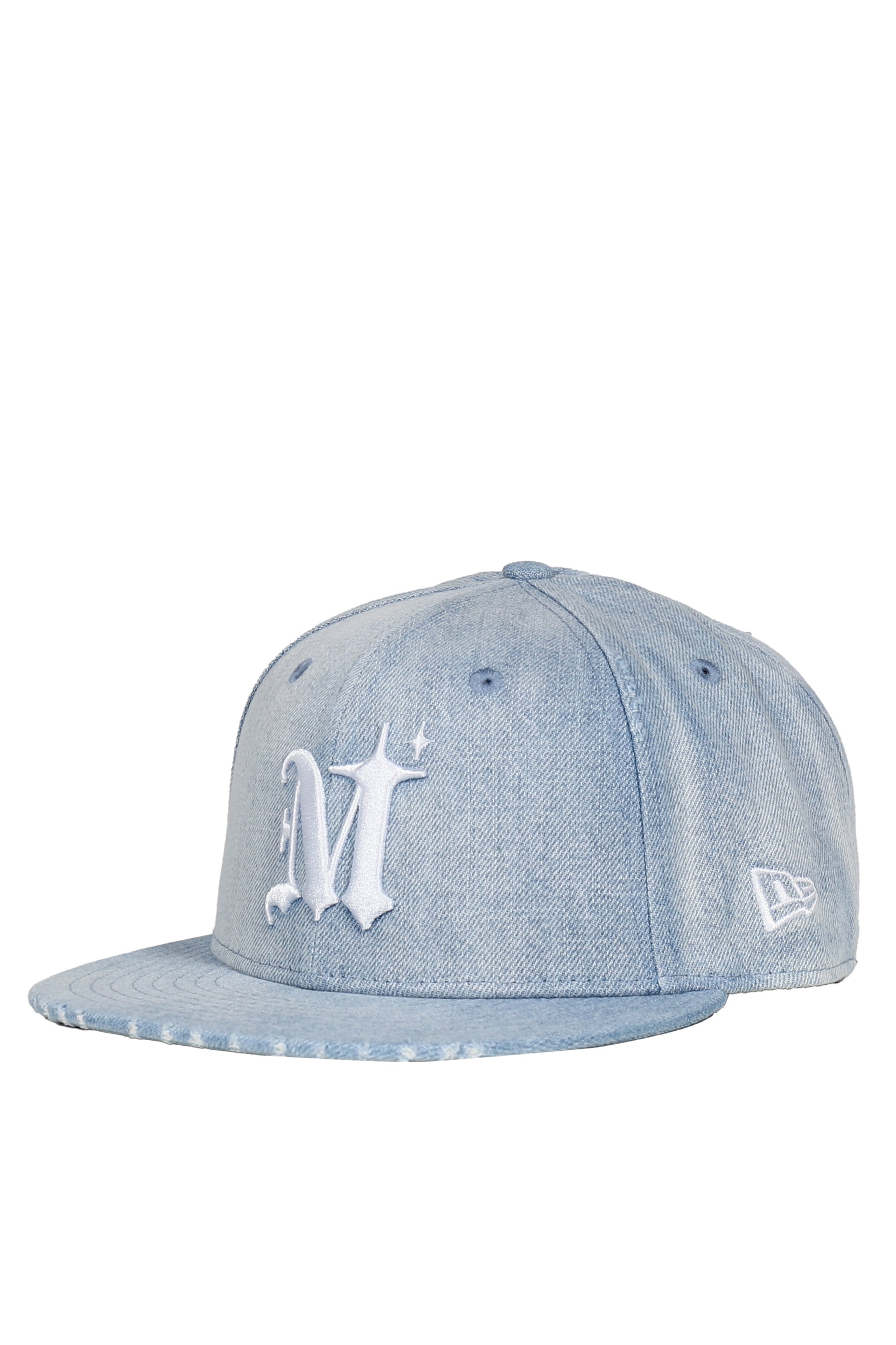 NEWERA 59FIFTY AUTHENTIC LOGO CAP / BLU/WHT