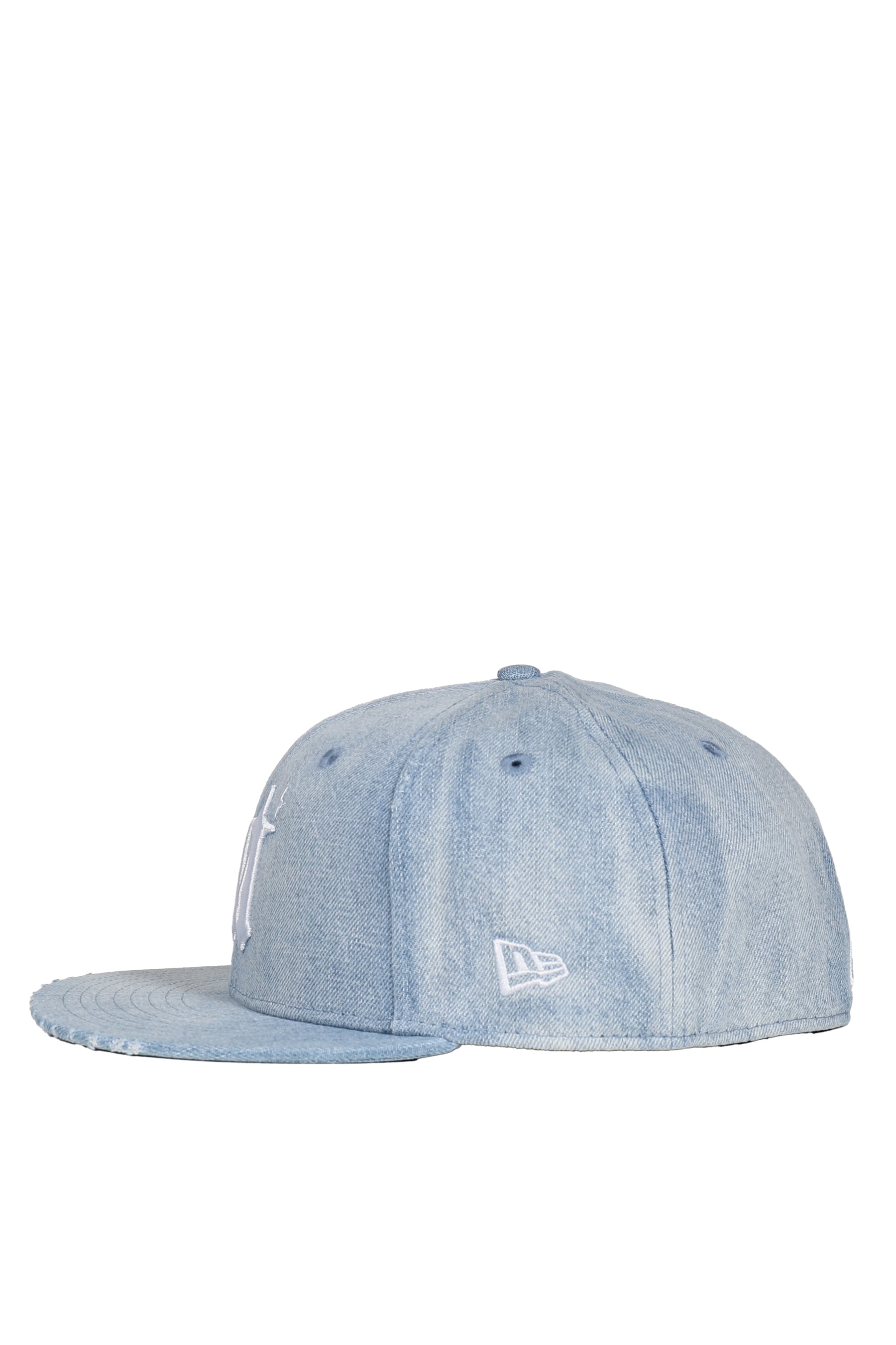 NEWERA 59FIFTY AUTHENTIC LOGO CAP / BLU/WHT