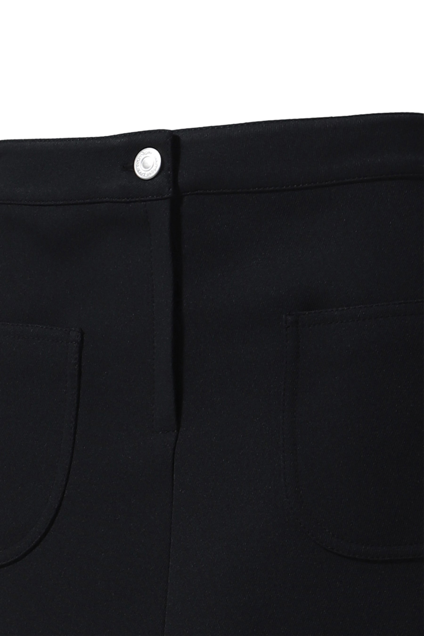 2-POCKET TWILL MINI-SKIRT / BLK