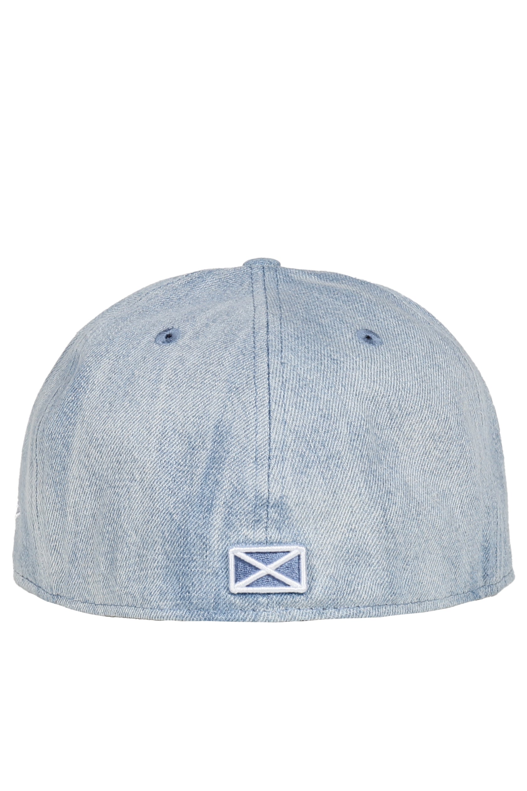 NEWERA 59FIFTY AUTHENTIC LOGO CAP / BLU/WHT