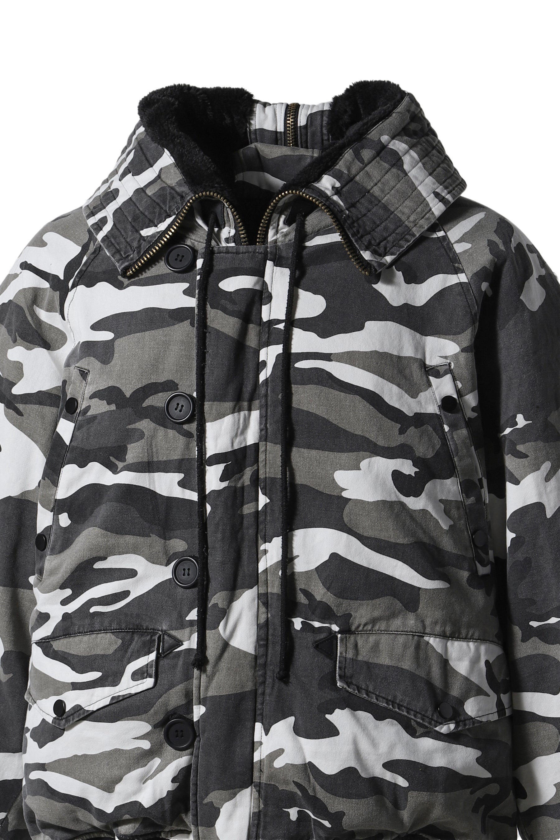 OVERSIZED N2B JACKET / WHT CAMO