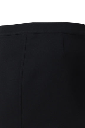 2-POCKET TWILL MINI-SKIRT / BLK